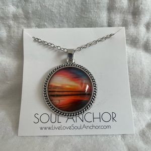 New Handcrafted Silver Pendant Necklace